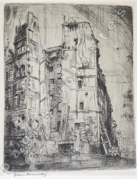 Rues et visages de Paris. Eau-forte de Jean Donnay.. LARBAUD (Valery).