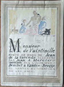 Le Saint-Esprit de Monsieur de Vaintimille. Conte de Noël. Illustré par Jean A.Mercier.