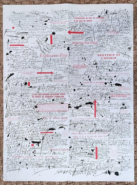 Sexe Prime. Hommage à Jean-Pierre Brisset et autres peintres de Simon Hantai. Galerie Kléber, Paris 16e du 11 mai au 9 juin 1956.. HANTAI (Simon).