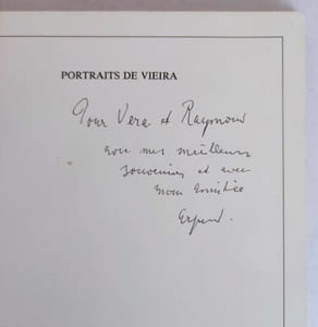 Portraits de Vieira. Suivi d'un texte de Chantal de la Bourdonnaye.