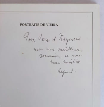 Portraits de Vieira. Suivi d'un texte de Chantal de la Bourdonnaye. . SZENES (Arpad).