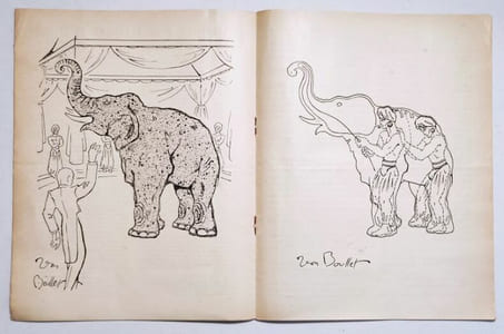 Disparition d'un éléphant en cirque. Avant-propos de Michel Seldow.