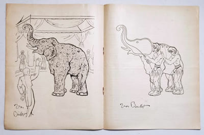 Disparition d'un éléphant en cirque. Avant-propos de Michel Seldow.