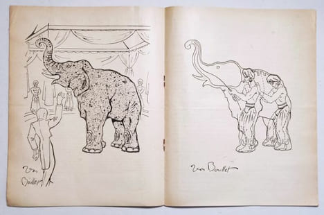Disparition d'un éléphant en cirque. Avant-propos de Michel Seldow. . BOULLET (Jean).