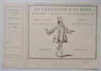 Académie Nationale de musique et de danse.  Le Chevalier à la Rose. Comédie musicale de Hugo von Hofmannsthal. . DRESA.