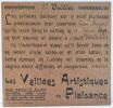 Les Artistes habitant sur le Mont Parnasse préviennent leur camarade Louis Mugard qu'ils iront faire la veillée le 11 février 1898.... INVITATION.