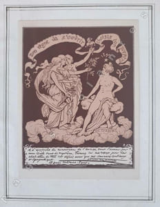 A l'approche du renouveau de l'année, dont l'avenir pour nous recèle tant de mystère; trouvez ici mes voeux ... Octave Uzanne, 17 Quai Voltaire. Paris.