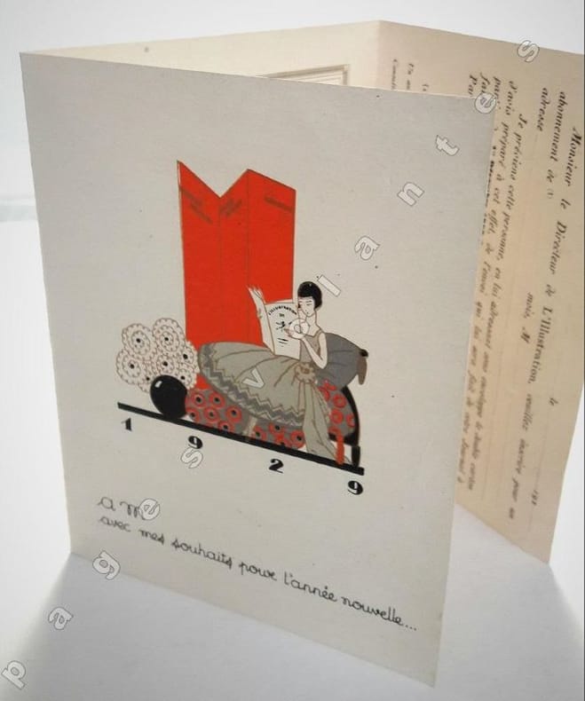 Carte de vœux for Sale avec l'œuvre « Huîtres » de l'artiste blugrn-design