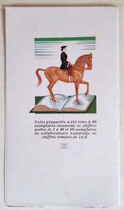 Manuel d'équitation pour ma Bien-Aimée. Poème de Rudolf G. Binding traduit de l'allemand par le Commandant Edouard Dupont. Préface du Général Decarpentry.