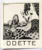 Odette. Modes. 9 rue Richepanse à Paris.. LEPAPE (Georges). 