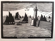 Société de la gravure sur bois originale. Deuxième exposition. Janvier 1922. par GRAVURE.  - Image 3