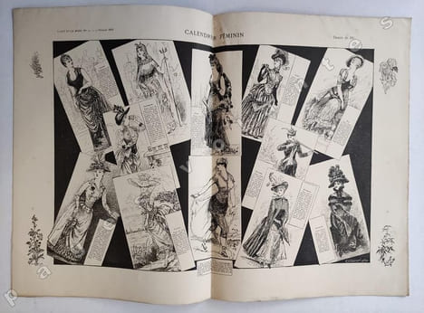 "L'Art et la Mode". Journal de la vie mondaine. Rédacteur en chef H. de Hem. 23 Octobre 1886 ( N°47), 30 Octobre 1886 ( N°48), 29 Avril 1887 ( N°22), ...