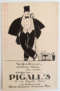 Un gentleman comme vous ou moi soupe au.... Pigall's.17 rue Pigalle à Paris. par MARTIN ( Charles). 