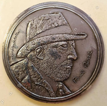 Médaille. Paul Poiret le Magnifique 1879-1944. Par Hélène Guastalla ( 1903-1983). . POIRET ( Paul).