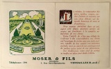 Moser & Fils, Pépiniéristes , 1 rue Saint-Symphorien à Versailles.. JARDINS.