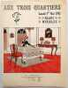Aux Trois Quartiers. Paris. Lundi 1er Mai 1911. Blanc. Meubles.. FABIANO.