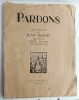 Pardons. Bois gravés de Jean Urvoy. Préface de Roger Vercel.. URVOY (Jean). 