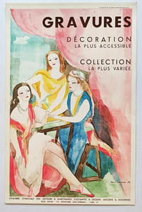 Gravures. décoration la plus accessible. Collection la plus variée.