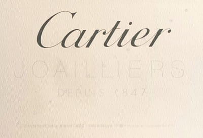 Cartier Joailliers.
