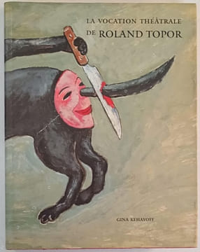 La vocation théâtrale de Roland Topor. Dessins pour le théâtre et l'Opéra accompagnés d'une pièce inédite " L'hiver sous la table".. TOPOR (Roland). 