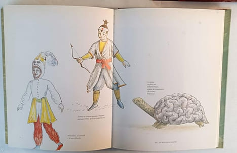 La vocation théâtrale de Roland Topor. Dessins pour le théâtre et l'Opéra accompagnés d'une pièce inédite " L'hiver sous la table".. TOPOR (Roland). 
