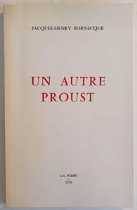 Un autre Proust.