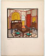 Intérieurs II. Dominique, Dufrène, René Gabriel, André Groult, Joubert et Petit, Rob. Mallet- Stevens, F. Nathan. 52 planches publiées sous la direction et avec une introduction de Léon Moussinac. par MOUSSINAC (Léon).  - Image 4