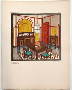 Intérieurs II. Dominique, Dufrène, René Gabriel, André Groult, Joubert et Petit, Rob. Mallet- Stevens, F. Nathan. 52 planches publiées sous la direction et avec une introduction de Léon Moussinac.