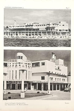 Grandes constructions I et 2 présentés par Rob Mallet-Stevens. . MALLET -STEVENS ( Rob).