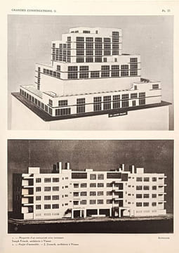 Grandes constructions I et 2 présentés par Rob Mallet-Stevens. . MALLET -STEVENS ( Rob).