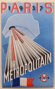 Paris 1937 Metropolitain. Plan de Paris et de l'Exposition offerts par le Chemin de Fer Metropolitain.  par EXPOSITION 1937. - Image 1