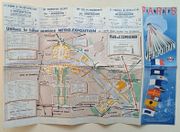 Paris 1937 Metropolitain. Plan de Paris et de l'Exposition offerts par le Chemin de Fer Metropolitain.  par EXPOSITION 1937. - Image 3