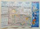 Paris 1937 Metropolitain. Plan de Paris et de l'Exposition offerts par le Chemin de Fer Metropolitain. . EXPOSITION 1937.