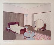 Intérieurs au Salon des Artistes Décorateurs 1929. Présenté par Léon Bouchet. par BOUCHET (Léon).  - Image 2