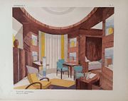 Intérieurs au Salon des Artistes Décorateurs 1929. Présenté par Léon Bouchet. par BOUCHET (Léon).  - Image 5