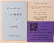 Exposition Cochet. Peinture. Du 12 Novembre au 5 décembre 1942. Galerie Marcel Guiot , 4 rue Volney à Paris. par COCHET (Gérard). 