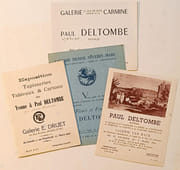 Exposition. Tapisseries, tableaux et cartons de Yvonne & Paul Deltombe. Galerie E. Druet, 20 rue Royale, Paris ( VIIIe). Du lundi 15 au 26 mars 1920. par HERVIEU (Louise). 