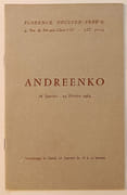 Andreenko . Du 28 Janvier au 22 Février 1964. Florence'Houston-Brown, 4, Rue du Pré aux Clercs, VIIe, Paris. par MARINELLI ( Guido). 