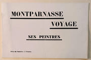 Montparnasse voyage . Ses peintres. par COUDAMIN (P.), MERLET (J.-F. Louis). - Image 1