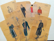 Ensemble de 222 dessins , photos, calques originaux . par MODE. - Image 1