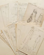 Ensemble de 222 dessins , photos, calques originaux . par MODE. - Image 2