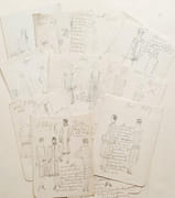 Ensemble de 222 dessins , photos, calques originaux . par MODE. - Image 6