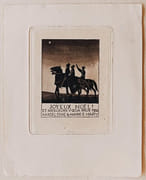 Joyeux Noël et Meilleurs voeux pour 1950. Madeleine & André -E. Marty. par MARTY ( André Edouard). 