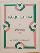 Jacques Heim. Printemps 1945. 15 Avenue Matignon à Paris. par MODE. - Image 1