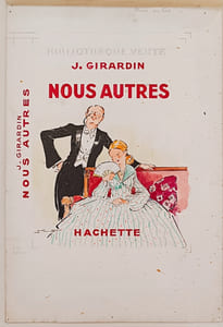 Maquette originale de la couverture de J. Girardin " Nous autres" édité par Hachette.
