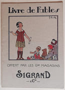 Livre de Fables. Offert par les Grands Magasins Sigrand & Cie.  par DUCHE (Jacqueline).  - Image 1