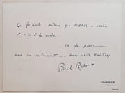 La formule moderne que Weber a créee est mise à la mode...va de pair avec son restaurant aux bonnes vieilles traditions. Brasserie Weber, 21 Rue Royale à Paris. par REBOUX (Paul).  - Image 2