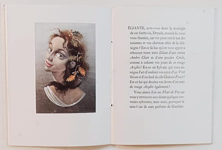 6 propos de Guerlain sur 6 portraits de A.M.Cassandre.