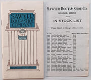 Sawyer Boot and Shoe Company. Catalogue 102. Bangor Maine. par CHAUSSURES. - Image 1