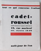 Cadet-Roussel, 18 rue Marbeuf à Paris. Tout ce qui concerne l'enfant. Noël-Jour de l'An.  par JOUETS. - Image 1